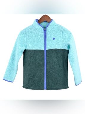 New OSHKOSH B’GOSH Boys Sherpa Fleece Jacket Full Zip